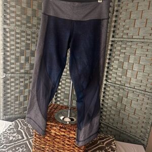 Lululemon Athletica Navy and Gray Leggings